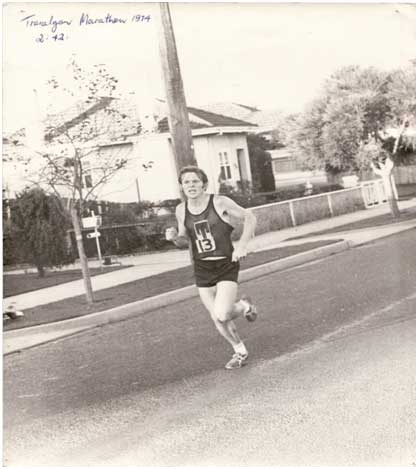Martin Thompson 1974 Traralgon Marathon