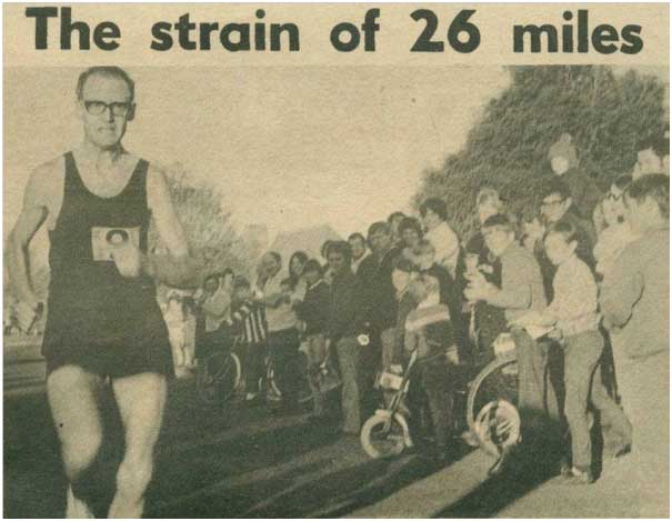 Richard Jeffery 1970 Traralgon Marathon