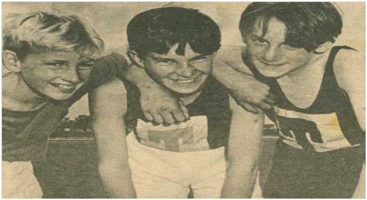 Under 13's, Peter Scholtes, Neil McKinnon and Alan Rumble